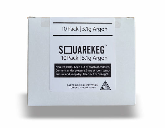 5.1 Gram Pure Argon Cartridges (10-pack)