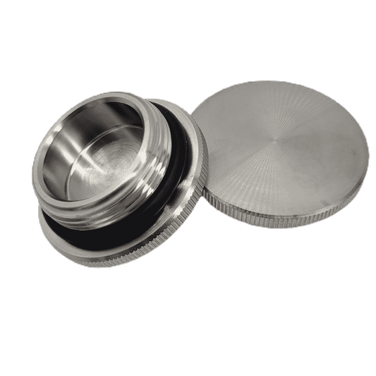 Stainless Steel Transport Cap w/ O-Ring